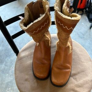 Josef Seibel mid calf brown boot size 36